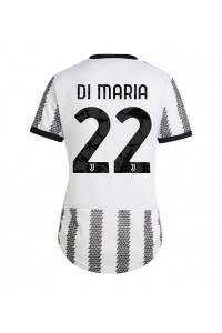 Juventus Angel Di Maria #22 Fotballdrakt Hjemme Klær Dame 2022-23 Korte ermer
